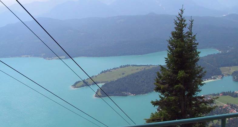 05-Views of Walchensee from Heimgarten