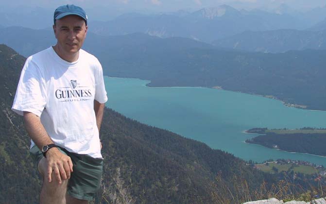 09-Laurie overlooking Walchensee