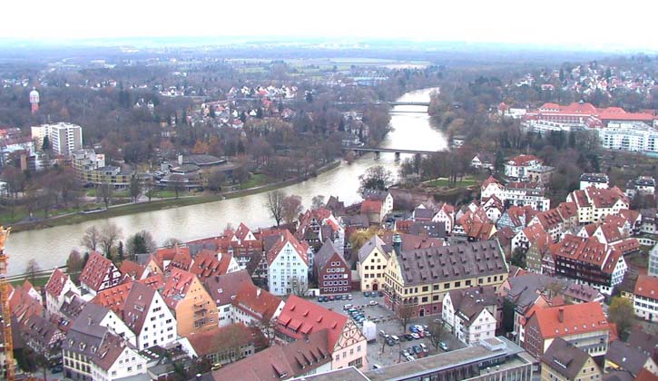 21-Views of the Danube from the top of Ulmer Munster