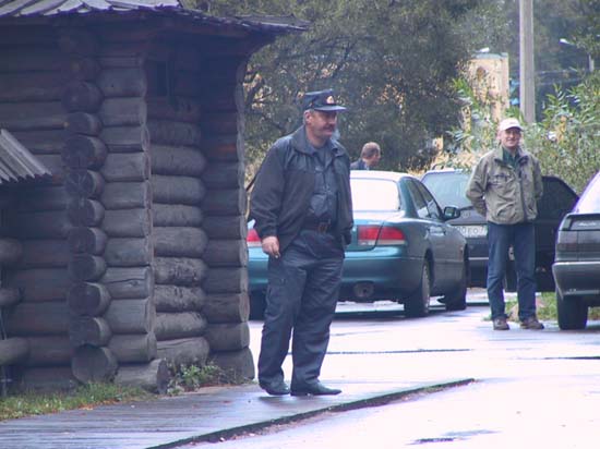 22 - Russian Guard at Restaurant!