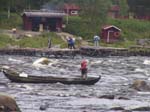 19-Fishing in the rapids on the Swedish-Finnish border