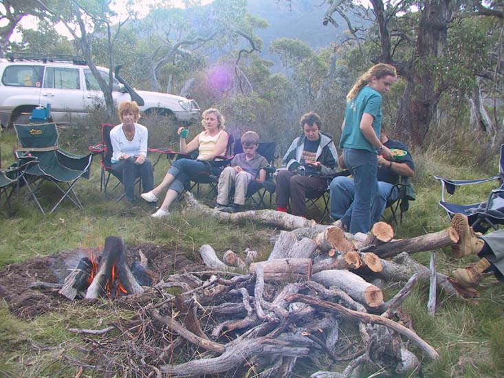 18-Happy Hour around the camp fire