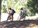 01-Heidi, Trudi & Bryan get ready for the big ride