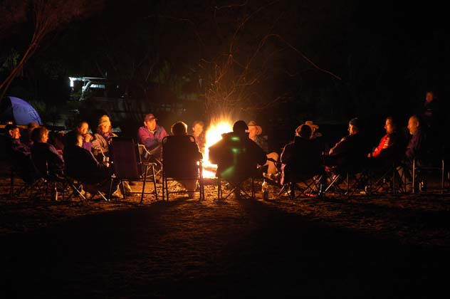 22-Camp Flre at Blue Gums in Big Desert