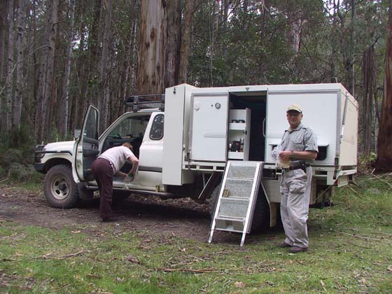 03-Chips proudly shows off his converted 80 series with Trayon