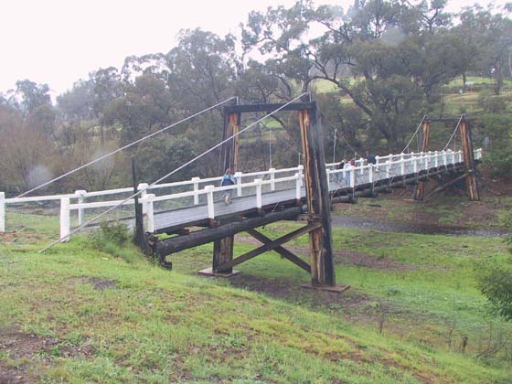 21-Recently restored Suspension Bridge on Ambyne Track