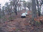 17-Our convoy heads down through the cleared track ahead