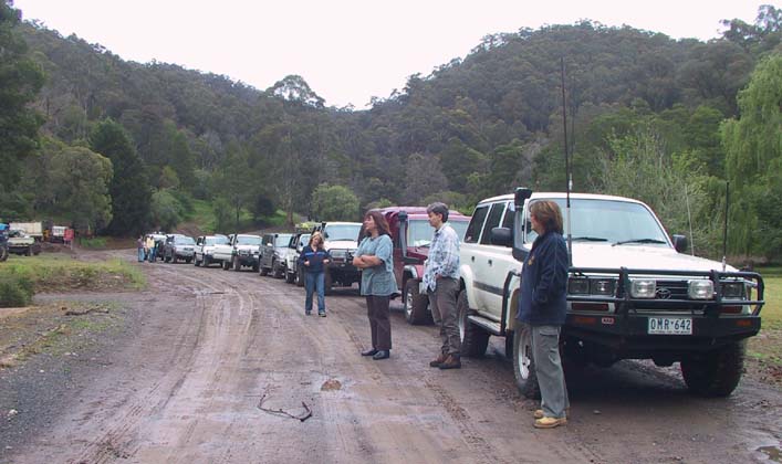 03-Girls at Coopers Creek - from left, Amanda, Helen, Heidi & Rhonda