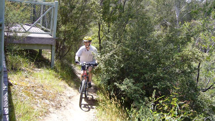 12-Bryan reaches a viewing platform at Westerfolds