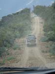 22-Convoy creates dust on Cobb Spur Track