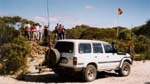 23-Convoy enjoys the views from Milmed Rock